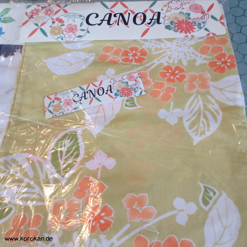Canoa Yukata Sommer Kimono, reine Baumwolle, neu und originalverpackt