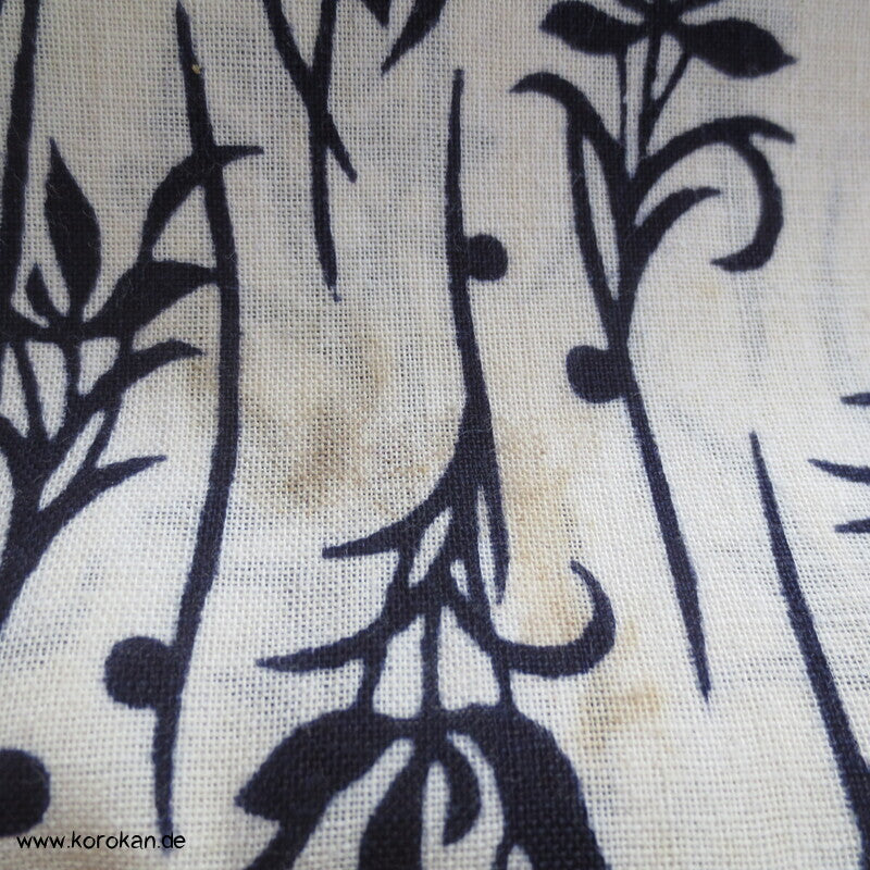 japanischer Yukata Baumwoll Stoff, originalgeheftet, heavenly Bamboo