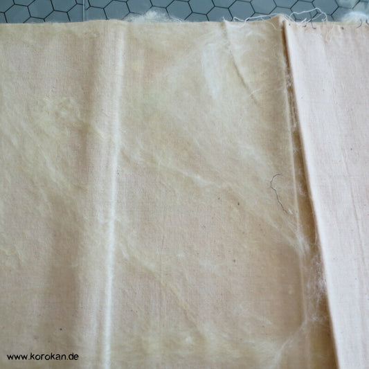 Obi Polster, antik, natur, mit Seidenauflage