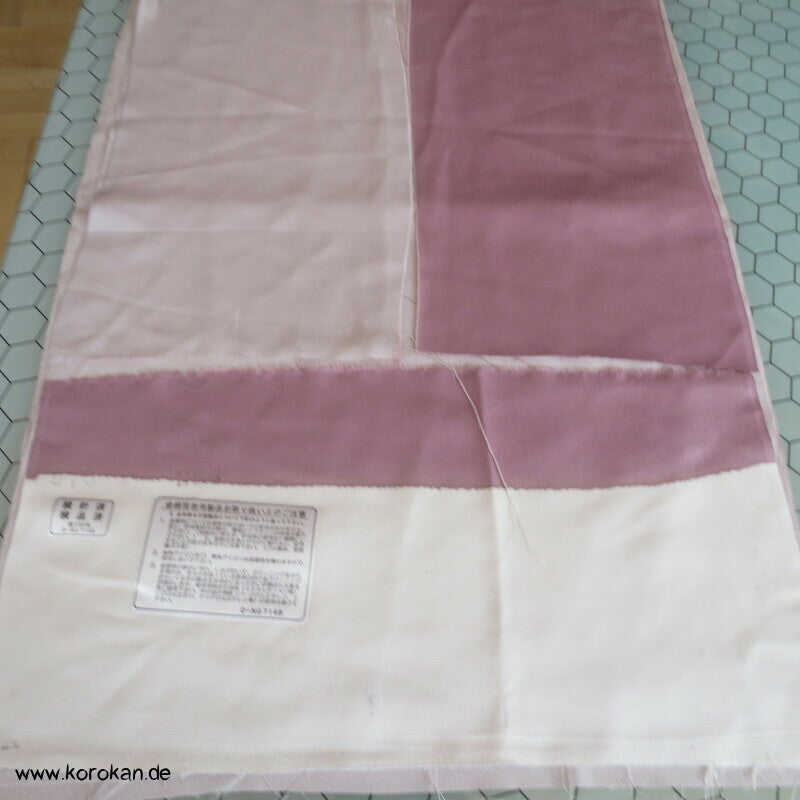 Kimonoseidenreste aus einem Karieba Homongi - ganz blass mauve