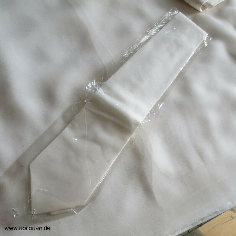 schmale natur Seiden Crepe Krawatte Esser Seiden