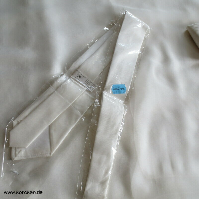 schmale natur Seiden Crepe Krawatte Esser Seiden