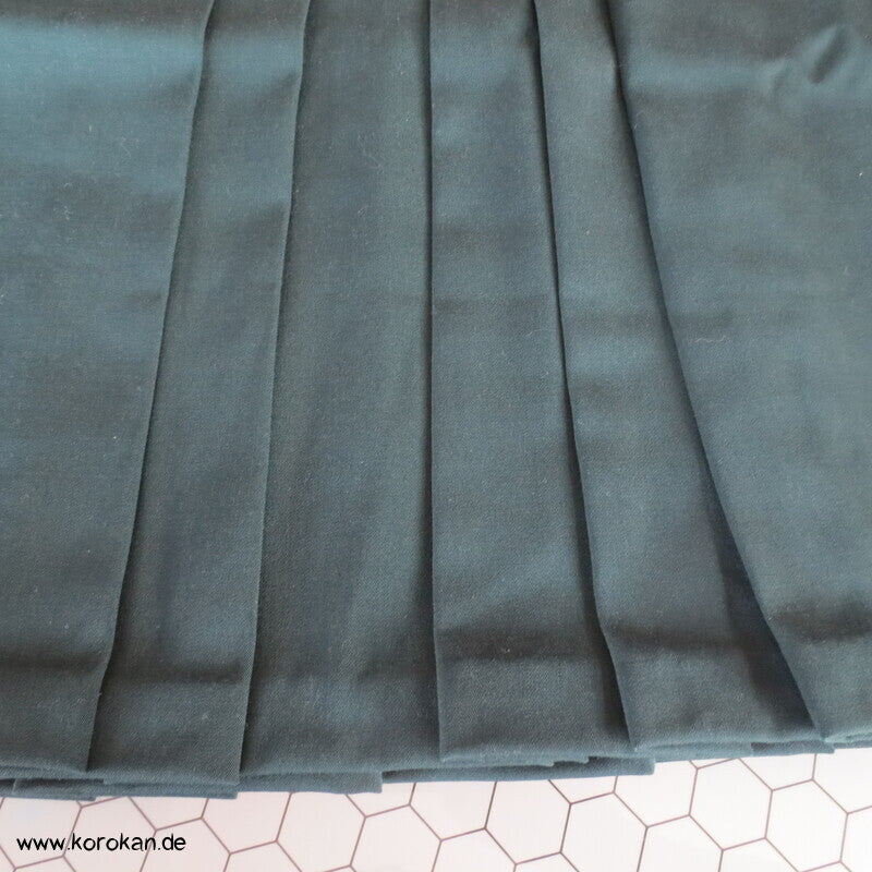 Frauen Hakama dunkelgrüne Wollmischung
