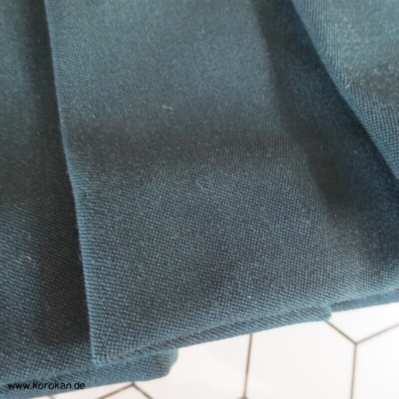 Frauen Hakama dunkelgrüne Wollmischung