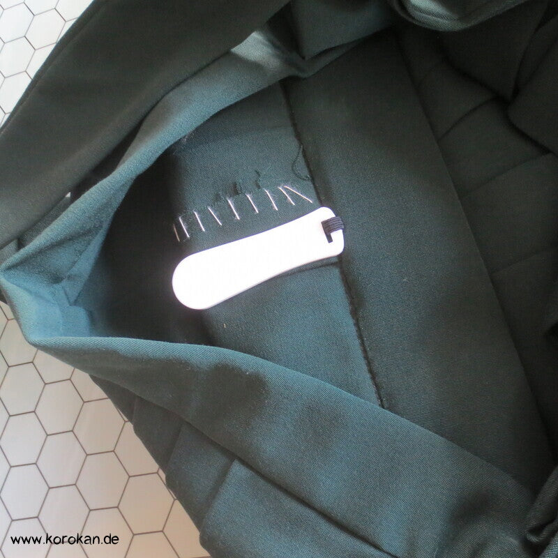 Frauen Hakama dunkelgrüne Wollmischung