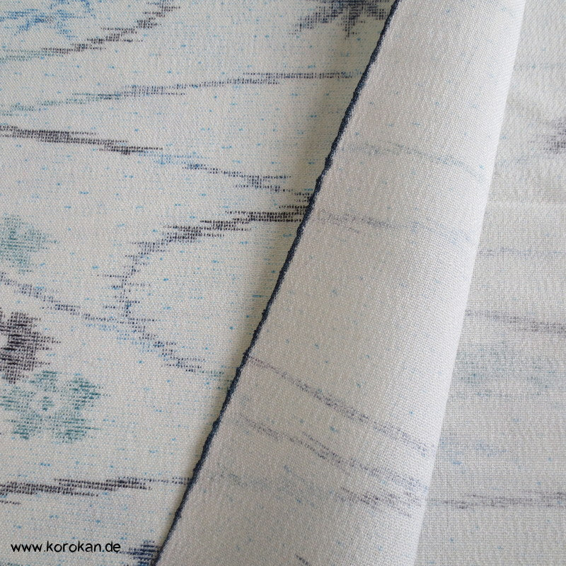 Fluss Wellen Wolle / Seide Crepe (Georgette)