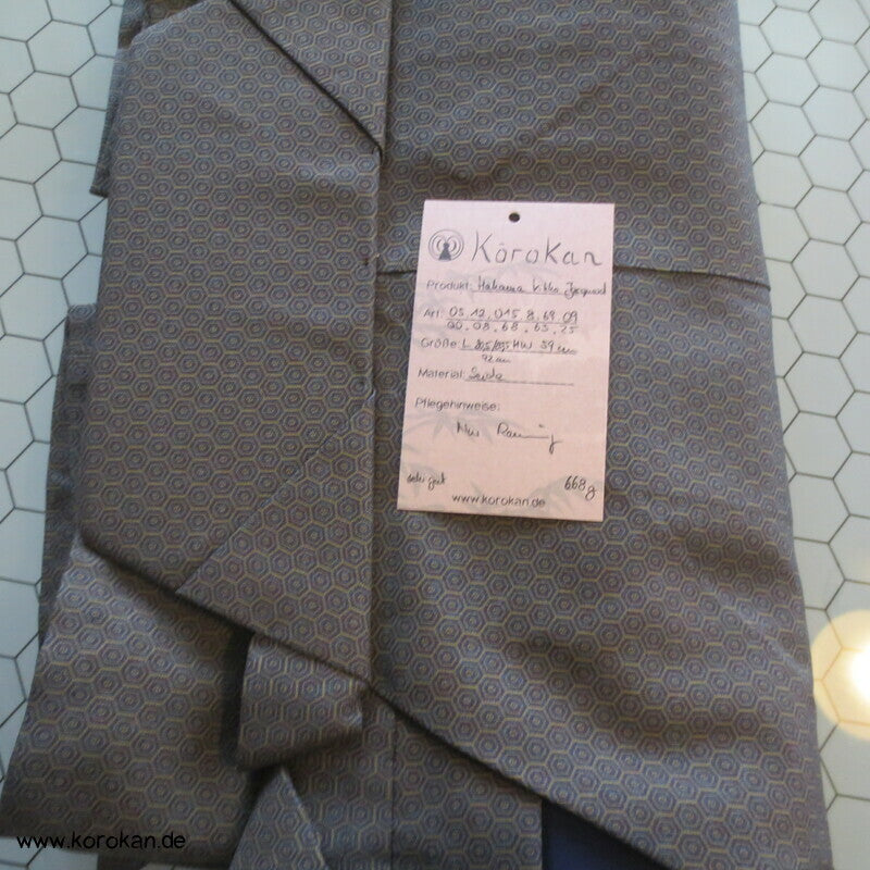 Kikko Jacquard Seide Hakama - Andon - Rock - Typ