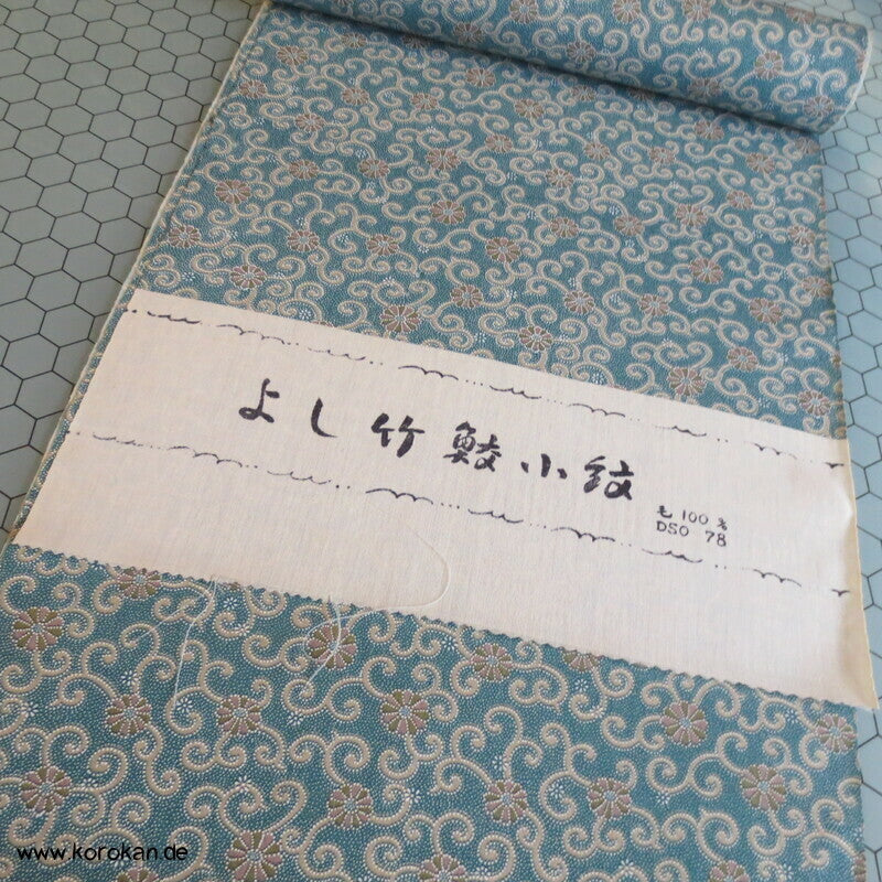 Karakusa Arabesken Kimono Wollstoff