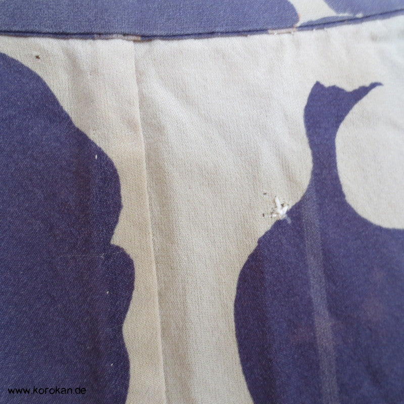 Prachtwinden Hitoe Komon Kimono aus halbtransparenter Sha Seide