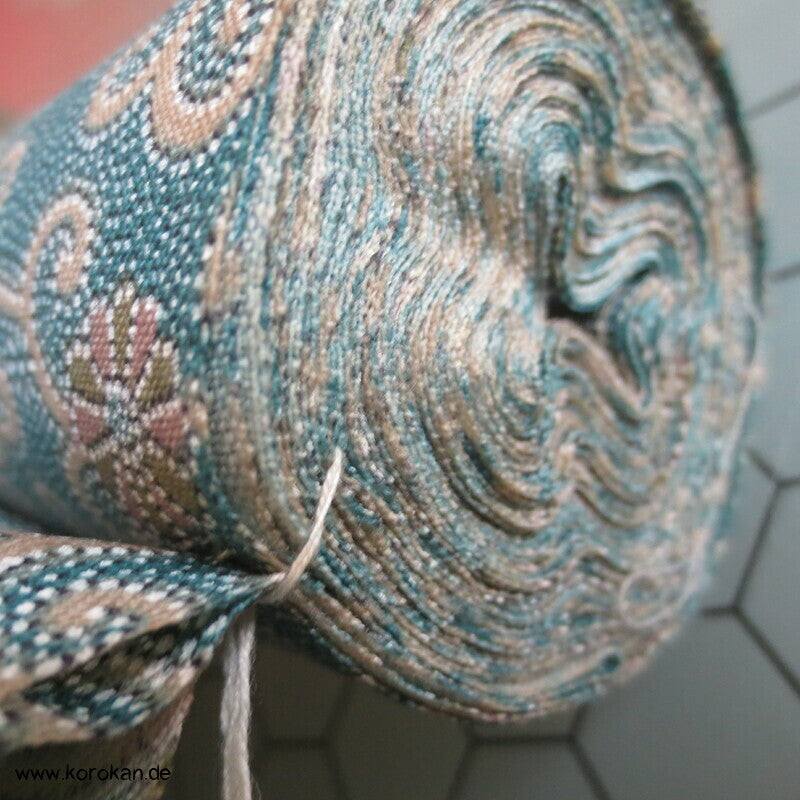 Karakusa Arabesken Kimono Wollstoff