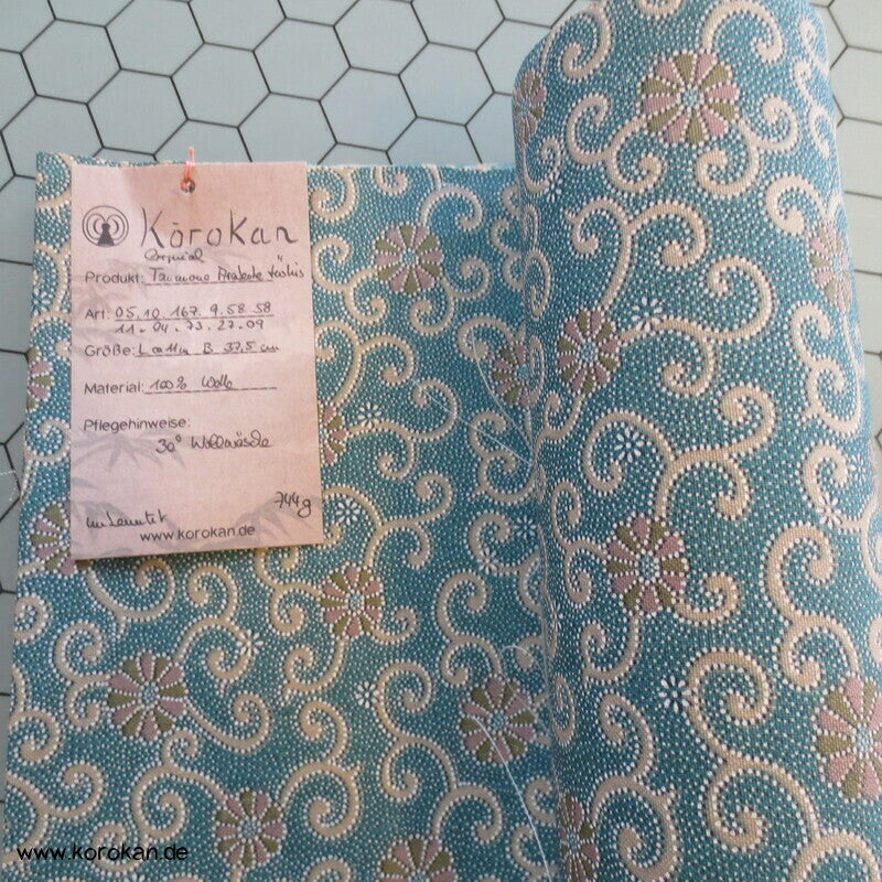 Karakusa Arabesken Kimono Wollstoff