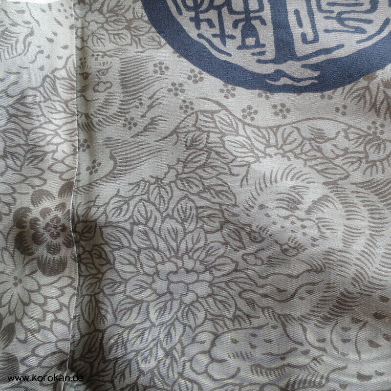 Shishilöwenfutter Tsumugi Seiden Haori