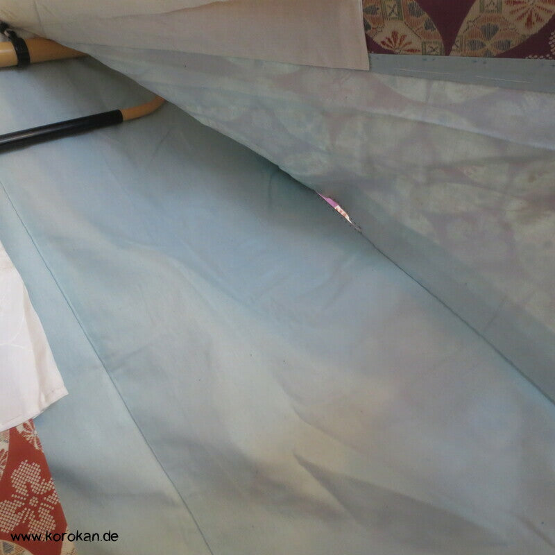 Shippo in mauve beige Seide Juban Unterkimono