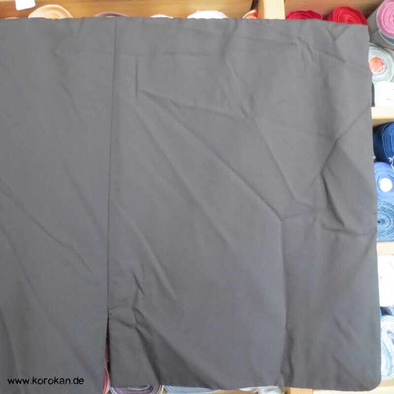 dunkelbrauner Komon Kimono , strukturiert gewebt