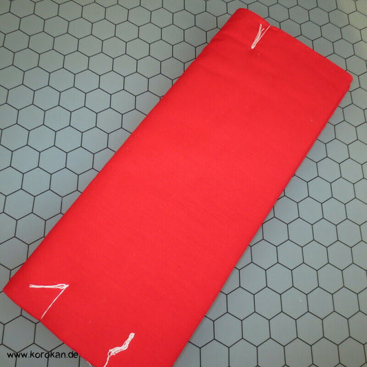 rotes Batist Baumwollfutter für Kimono - fein und leicht aus Japan