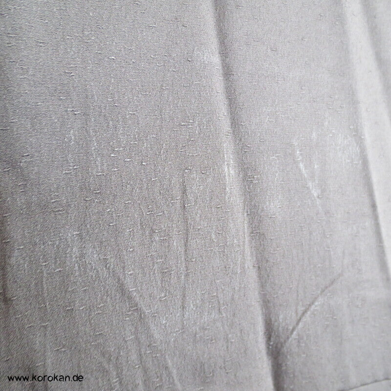dunkelbrauner Komon Kimono , strukturiert gewebt