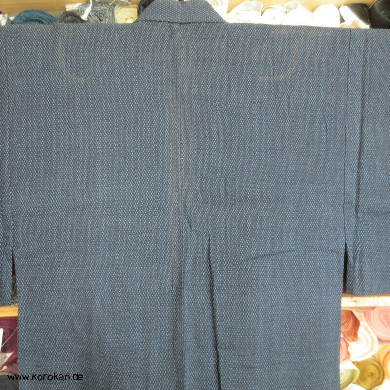 körniger halbtransparenter Tsumugi Seiden Hitoe Kimono