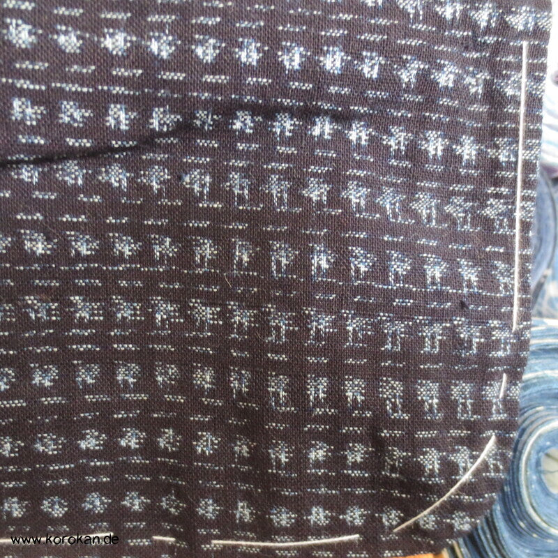 Kasuri Tsumugi Wolle / Seiden Männer Kimono