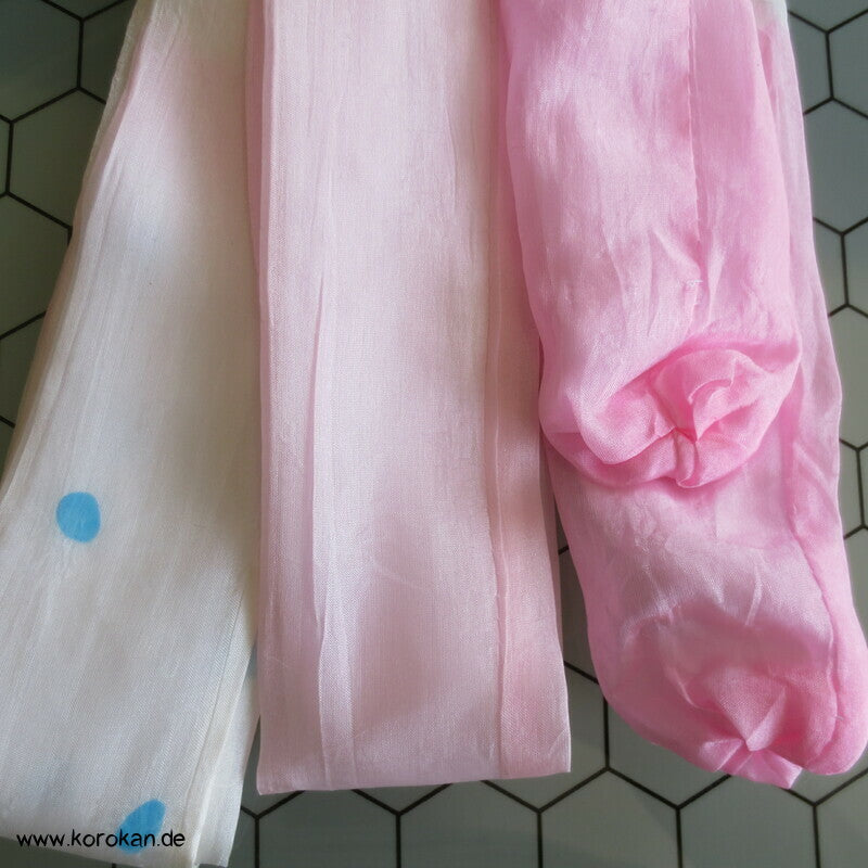 Shibori Punkte Koshihimo zarte Bänder für Juban / Kimono