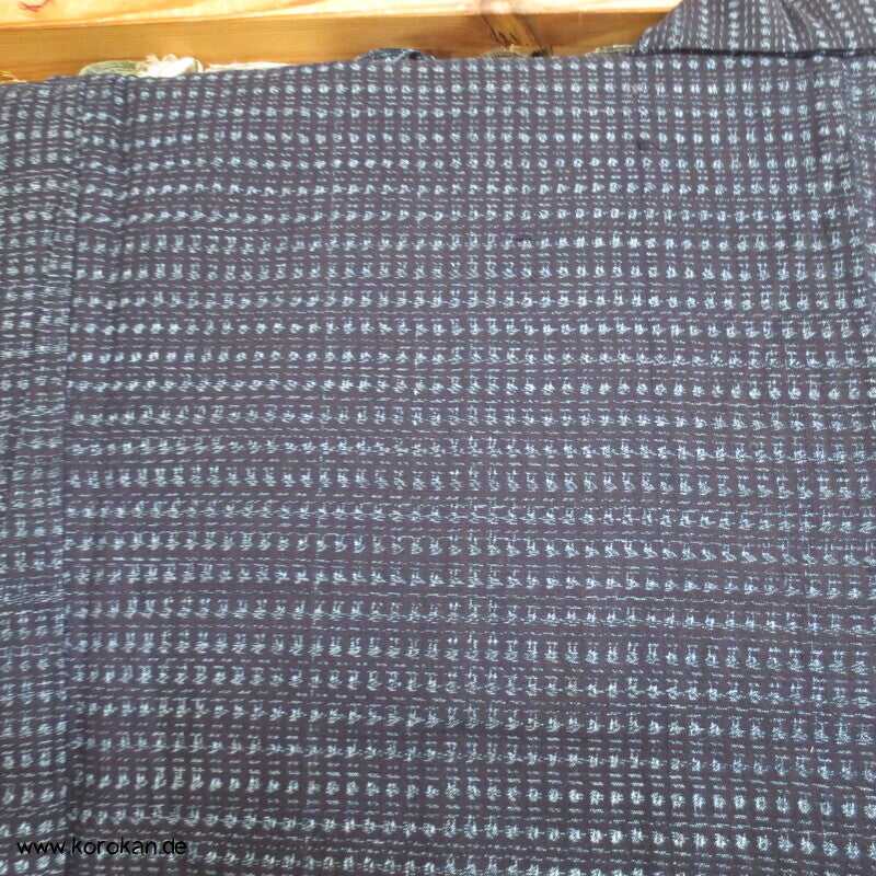 Kasuri Tsumugi Wolle / Seiden Männer Kimono