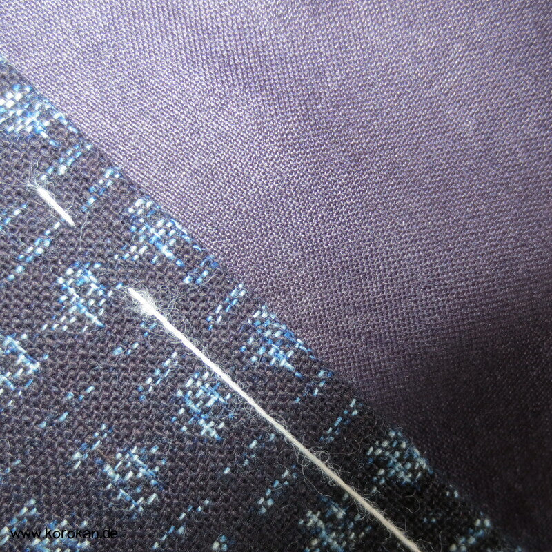 Kasuri Tsumugi Wolle / Seiden Männer Kimono