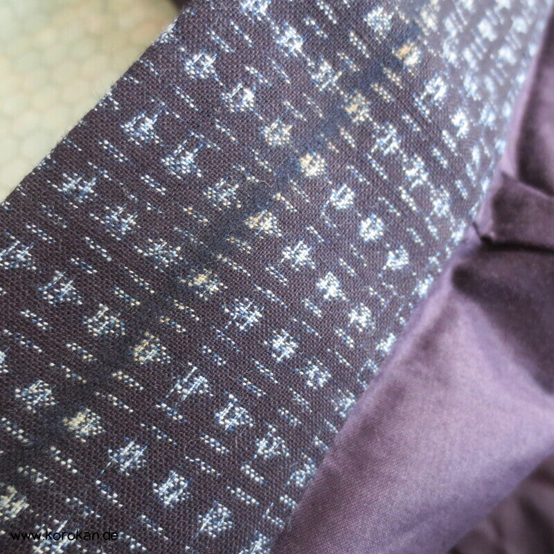 Kasuri Tsumugi Wolle / Seiden Männer Kimono