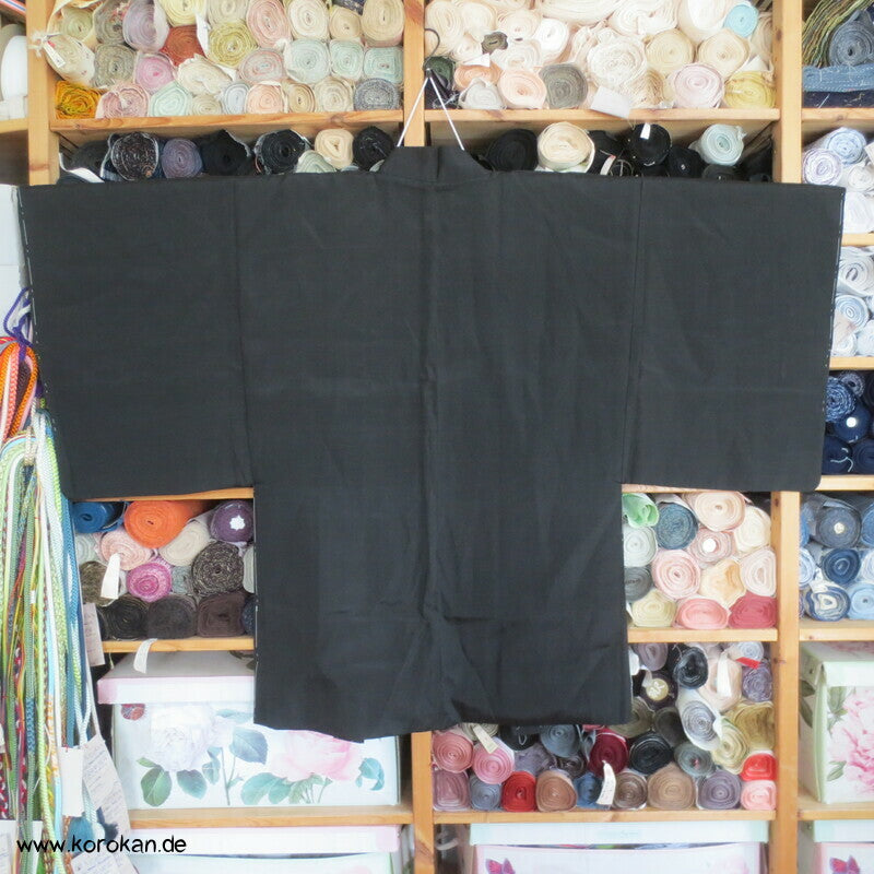 anthrazit - schwarze Haori, Bildfutter Schreibkasten