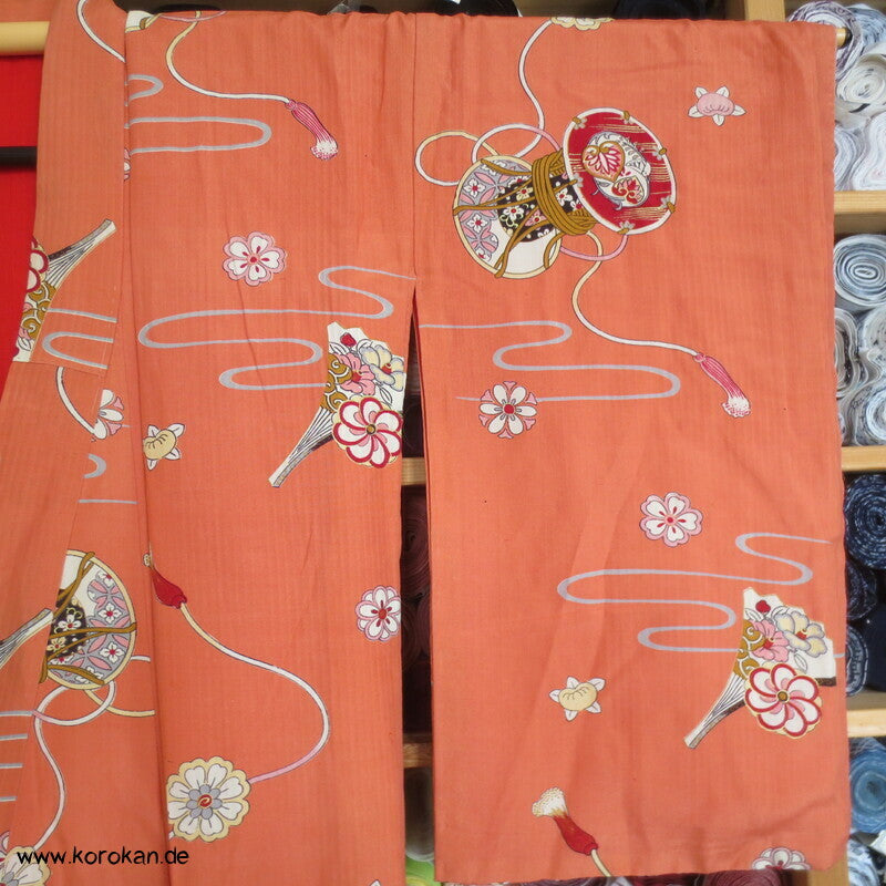 Taiko Handtrommeln Chu Furisode / Komon Kimono