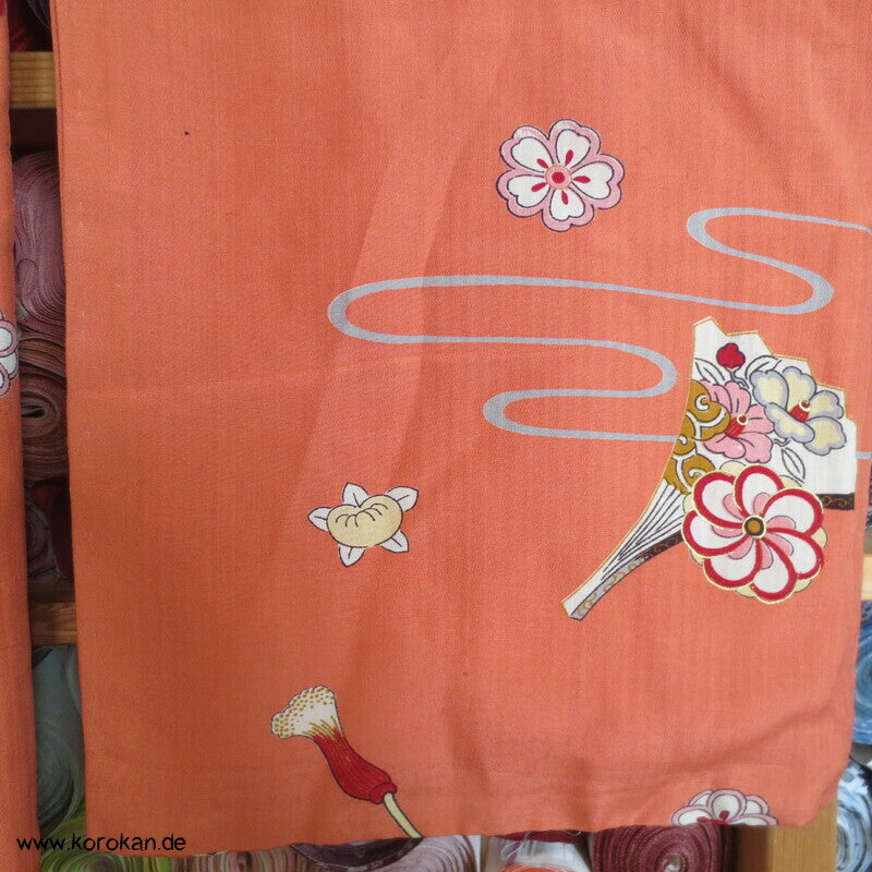 Taiko Handtrommeln Chu Furisode / Komon Kimono