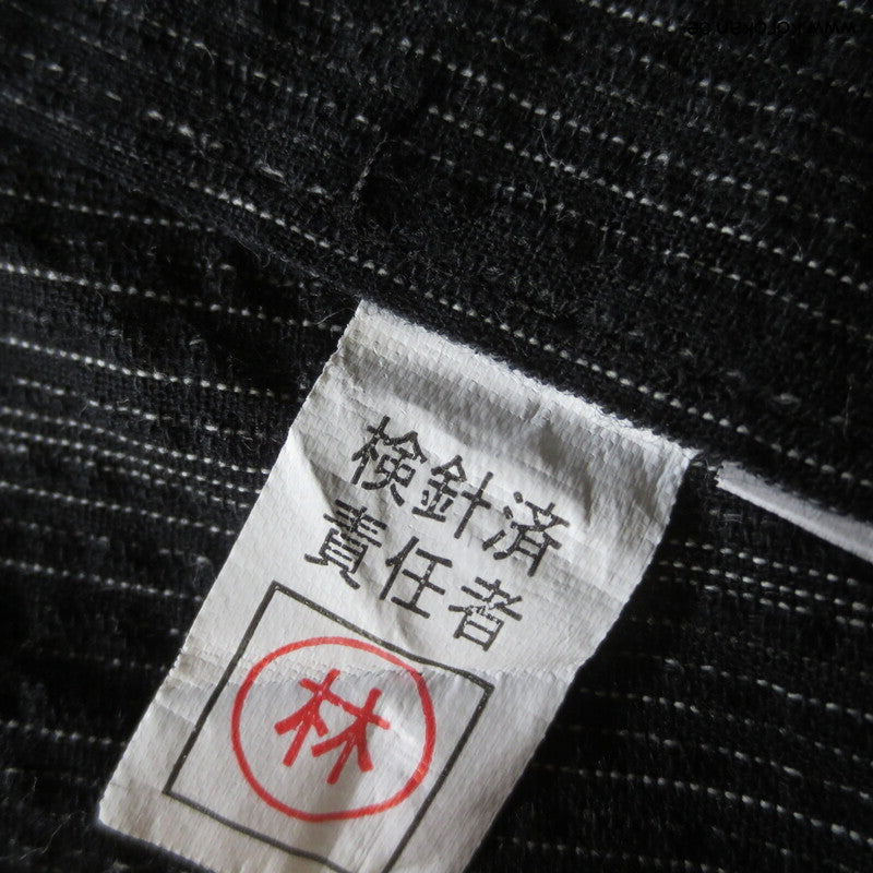 Awa Shijira Hitoe / Yukata - ungefütterter Männer Baumwoll Kimono, feine Streifen