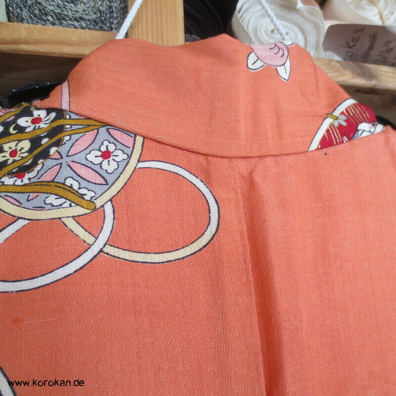 Taiko Handtrommeln Chu Furisode / Komon Kimono
