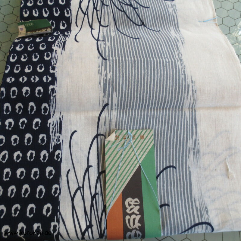 originalgehefteter japanischer Yukata Baumwoll Stoff Rangiku