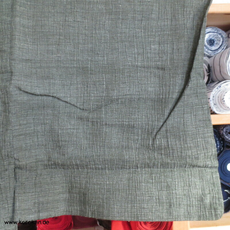 graugrüner Jofu Hanf Hitoe Kimono