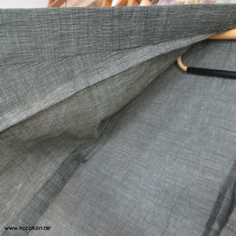 graugrüner Jofu Hanf Hitoe Kimono