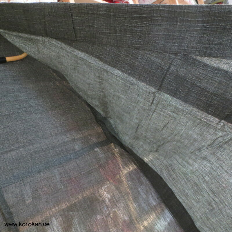 graugrüner Jofu Hanf Hitoe Kimono