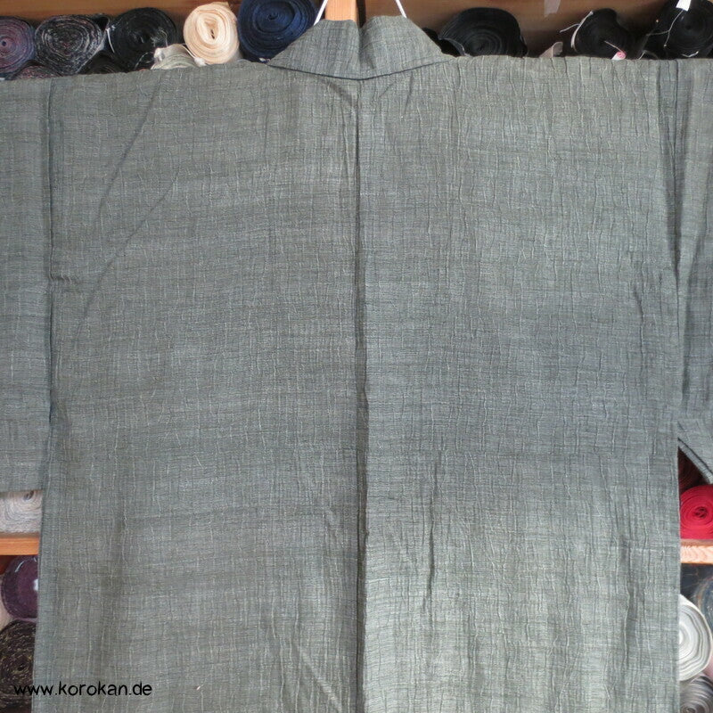 graugrüner Jofu Hanf Hitoe Kimono