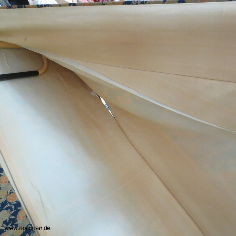 Spatzen, Bambus und kreisrunde Früchte Komon Kimono