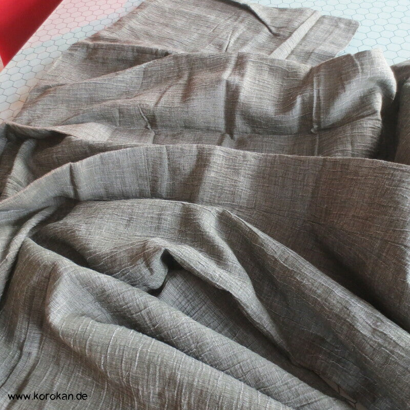 graugrüner Jofu Hanf Hitoe Kimono