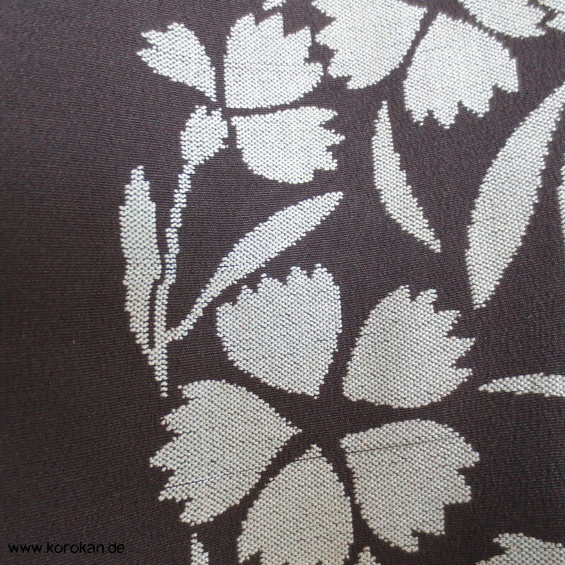 Blütenrondelle Hitoe Komon Kimono aus feinem Omeshi