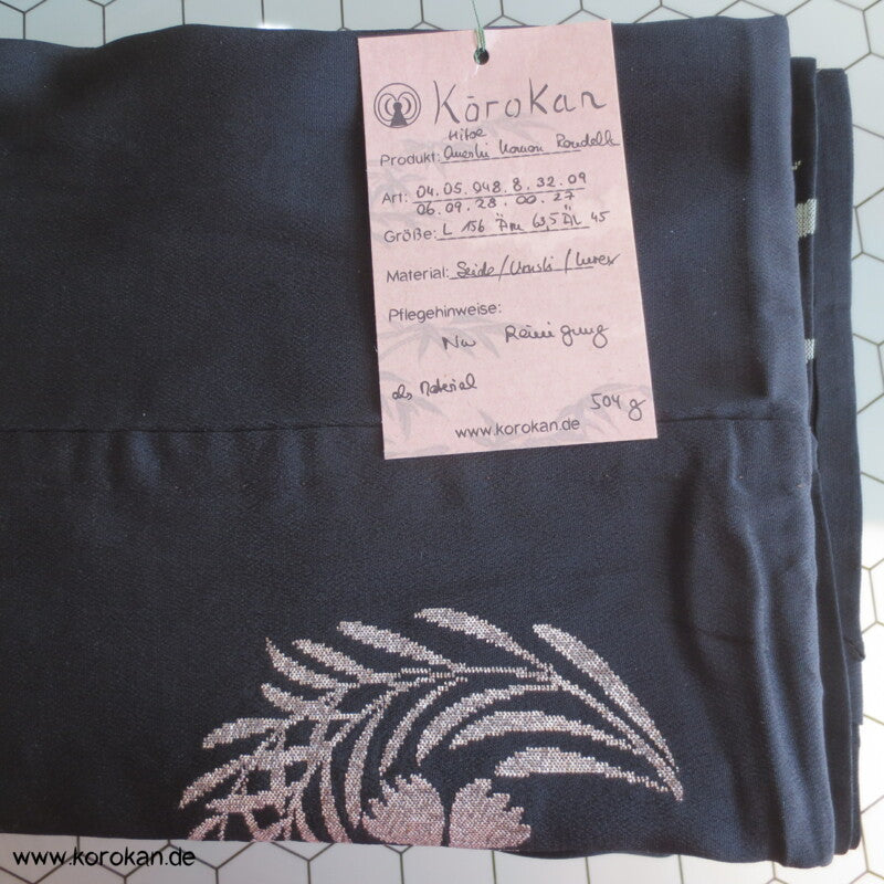 Blütenrondelle Hitoe Komon Kimono aus feinem Omeshi