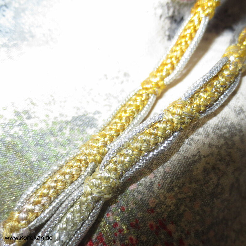 Wolken Seidendamast Haori mit Himo