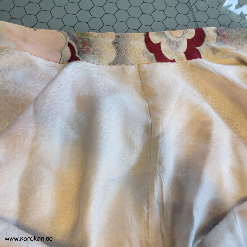 Wolken Seidendamast Haori mit Himo