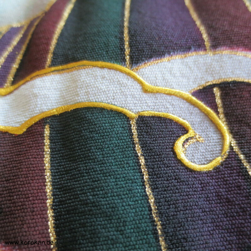 wilder Tsunami Tomesode Seidencrepe Kimono