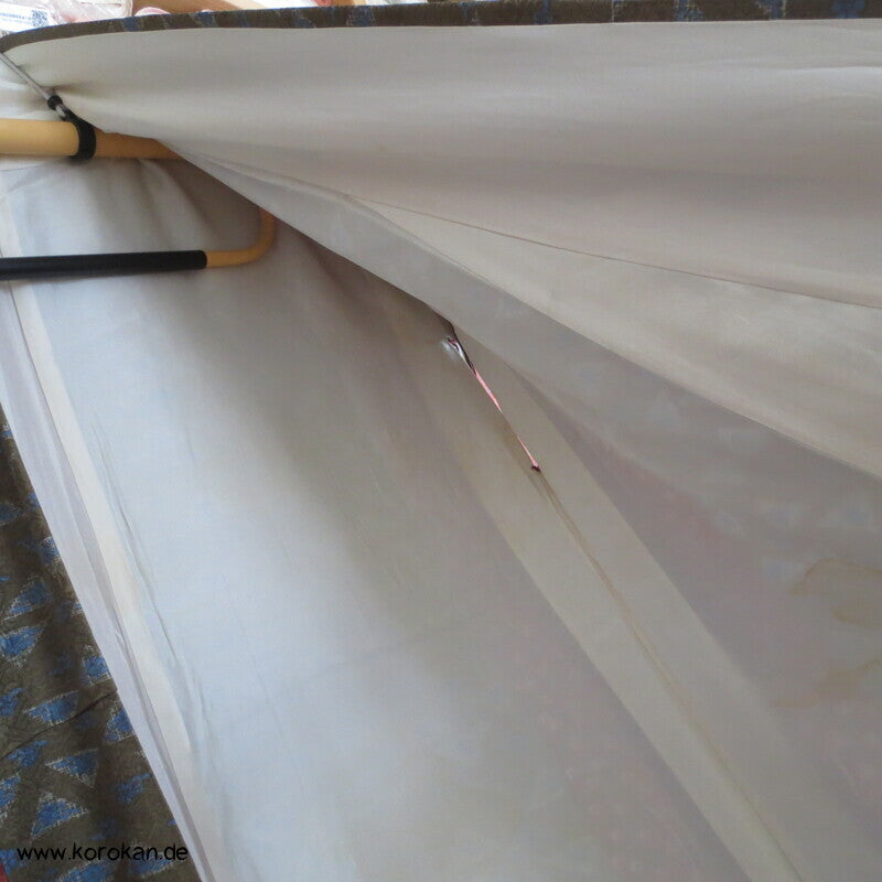 Streifen Rinzu Seiden Damast Komon Kimono