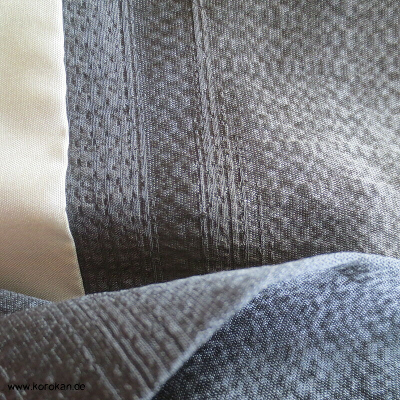 schillernder Seidendamast Ombré Michiyuki Kimono Jacke