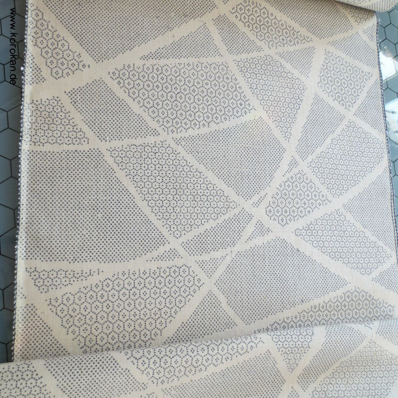 Gräser, Kikko Kasuri helle Tsumugi Kimono Seide Stoffrolle