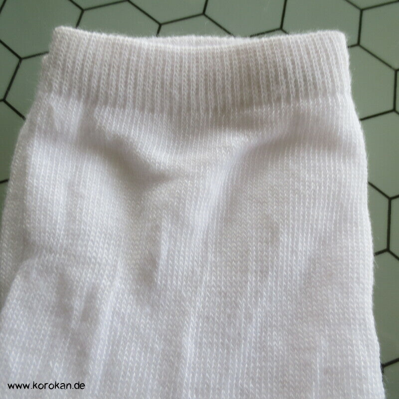 weiße Stretch Tabi Socken