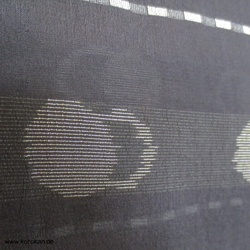 Mondphasen Hitoe halbtransparenter Sha Seiden Kimono