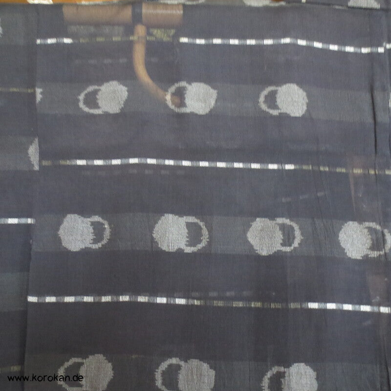 Mondphasen Hitoe halbtransparenter Sha Seiden Kimono
