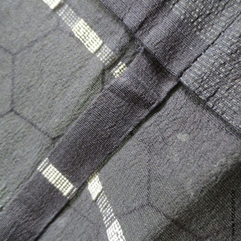 Mondphasen Hitoe halbtransparenter Sha Seiden Kimono